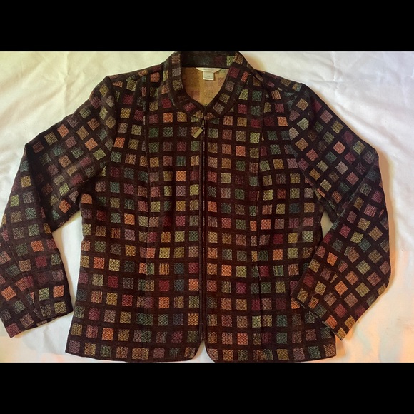 Christopher & Banks multi color coat - Picture 1 of 8